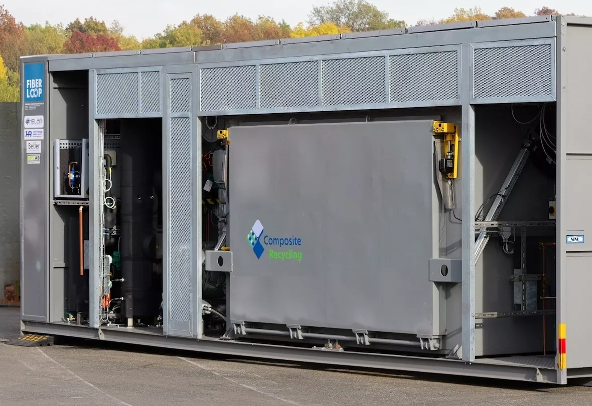 Composite Recycling delivers its first industrial-scale recycling unit